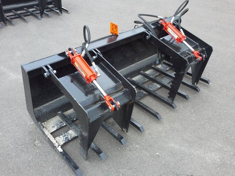 72 Double Grappler Bucket (Skid Steer Attachment)