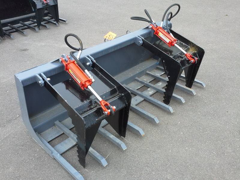 72 Double Grappler Bucket (Skid Steer Attachment)