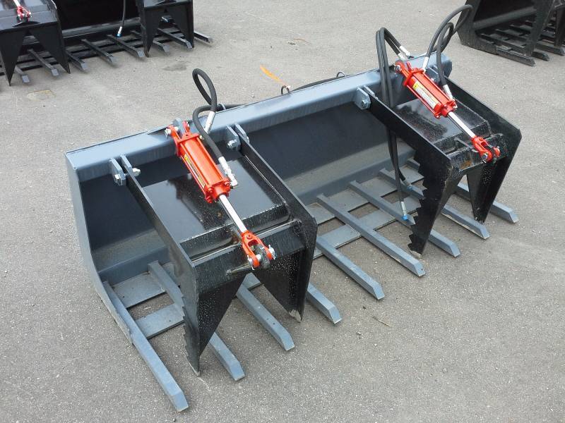 72 Double Grappler Bucket (Skid Steer Attachment)
