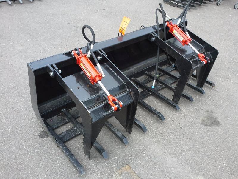 72 Double Grappler Bucket (Skid Steer Attachment)
