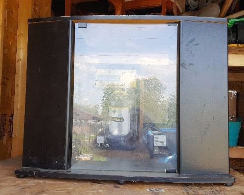Black entertainment center