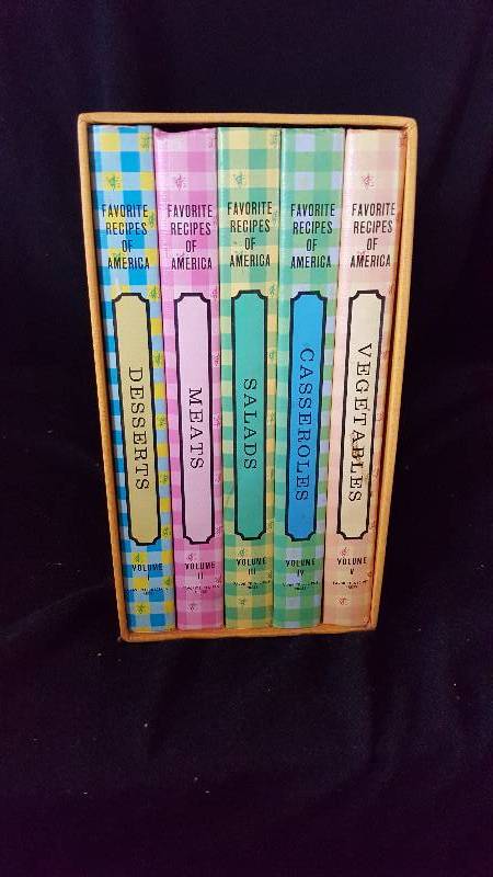 Favorite recipes of America set of 5