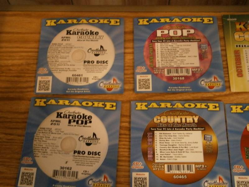 (12) Karaoke CD-Gs