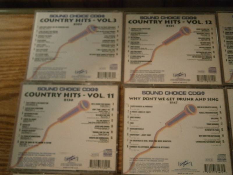 (12) Karaoke CD-Gs