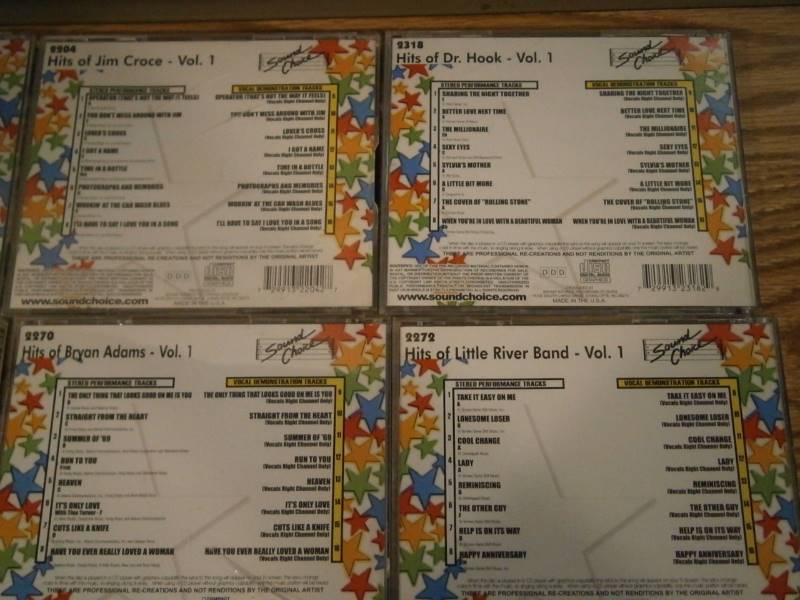 (12) Karaoke CD-Gs