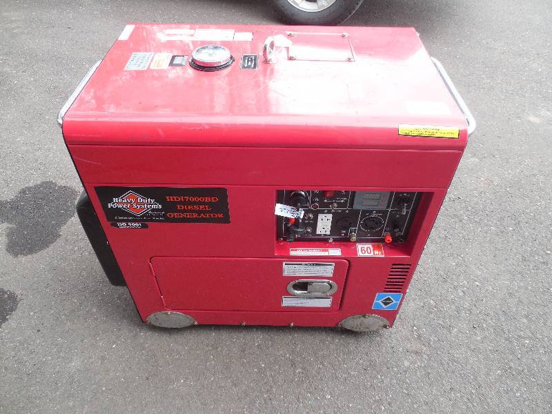 lot 1 image: New Heavy Duty Power System HDI7000BD Diesel Generator