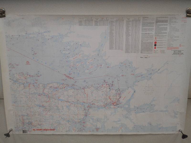Large Rainy Lake Map ...