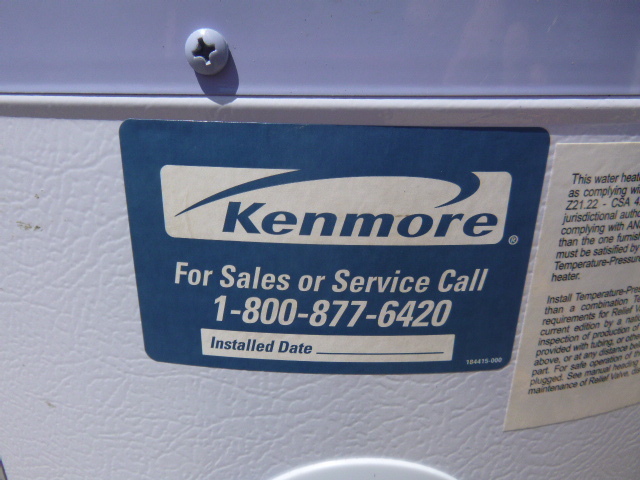 Kenmore Natural Gas Hot Water Heater | Northstar Kimball May Consignments  #4 | K-BID