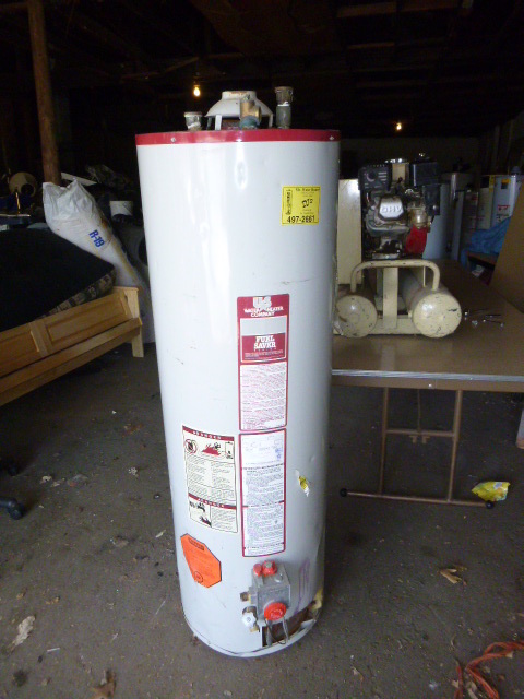 lot 130 image: U.S. Heater Propane Hot Water Heater