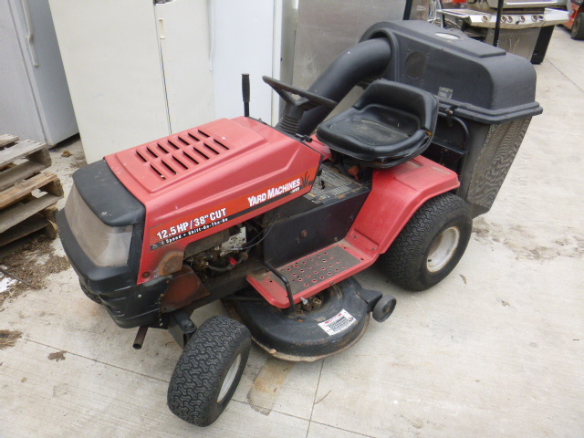 Tractor yard machines 12.5 hp hot sale