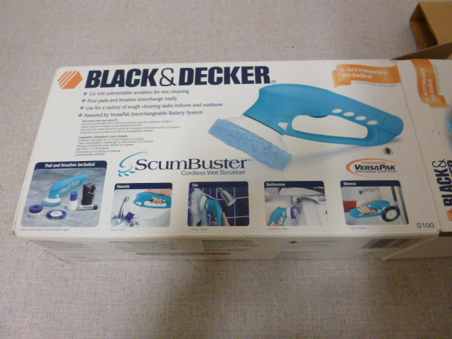 lot 146 image: Black & Decker Scumbuster Cordless Wet Scrubber