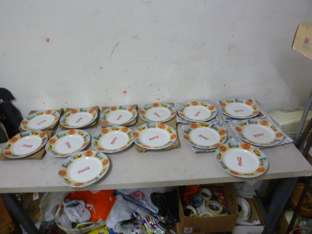 lot 181 image: 14 Coca-Cola Dinner Plates