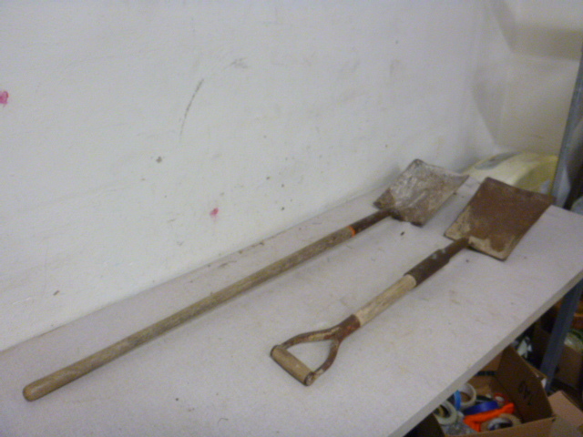 lot 241 image: 2 Square Nose Shovels