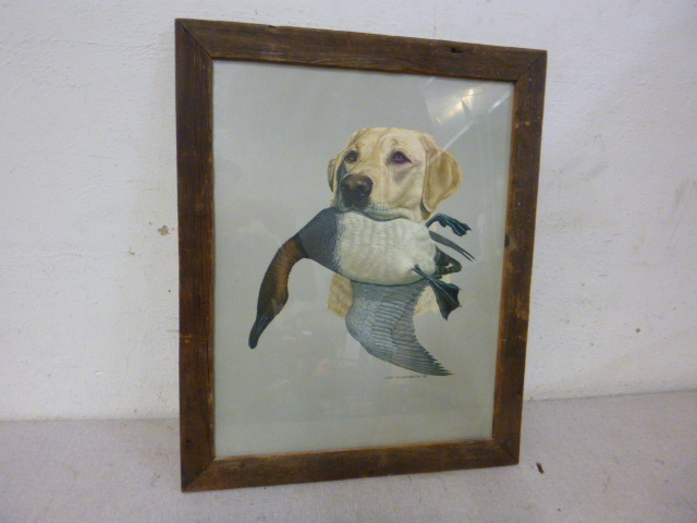 lot 245 image: Les Anderson Jr. Framed Print