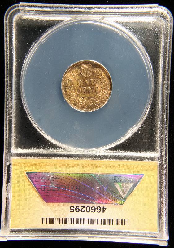 1903 INDIAN HEAD CENT AU55 ANACS