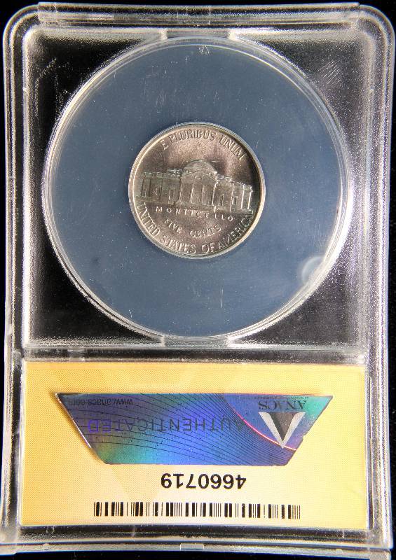 1938 JEFFERSON NICKEL MS65 ANACS
