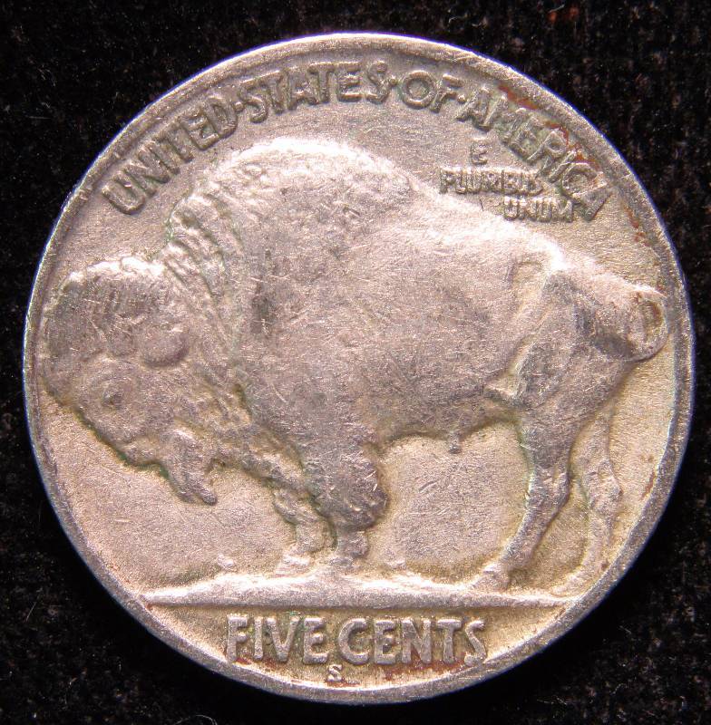 1937-S BUFFALO NICKEL VF