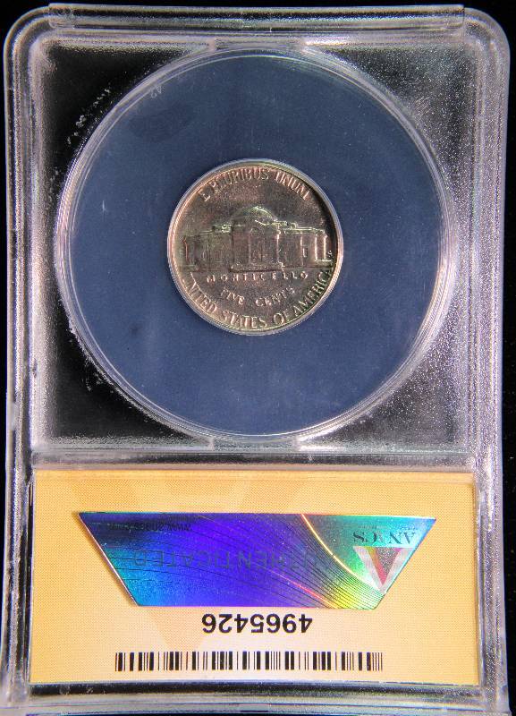 1954-S JEFFERSON NICKEL MS65 ANACS