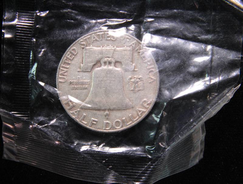 1952 FRANKLIN SILVER HALF DOLLAR SEALED