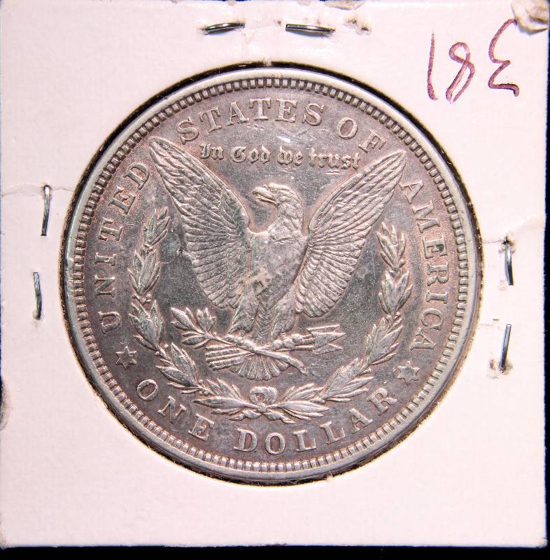 1921 MORGAN SILVER DOLLAR XF CLEANED
