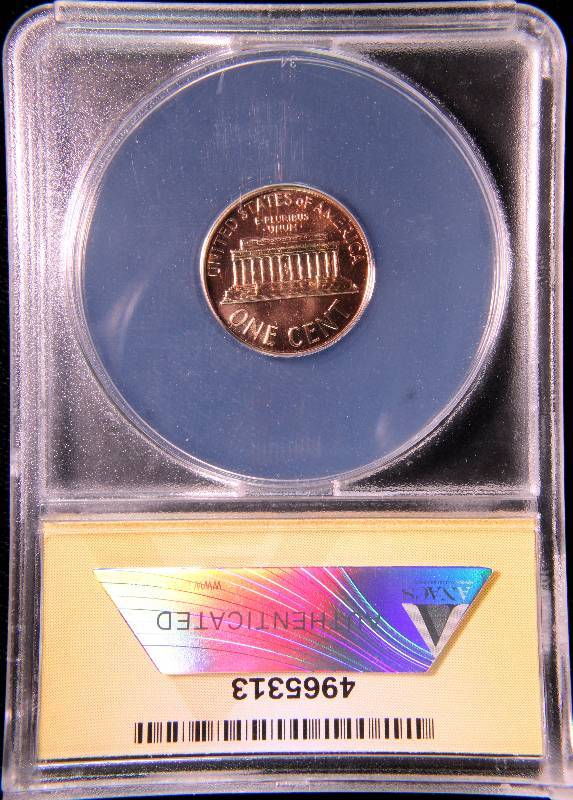 1961 LINCOLN MEMORIAL PROOF CENT PF66 RED ANACS