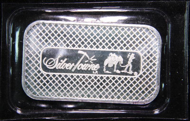 1 TROY OZ. .999 FINE SILVER BAR PROSPECTOR SEALED