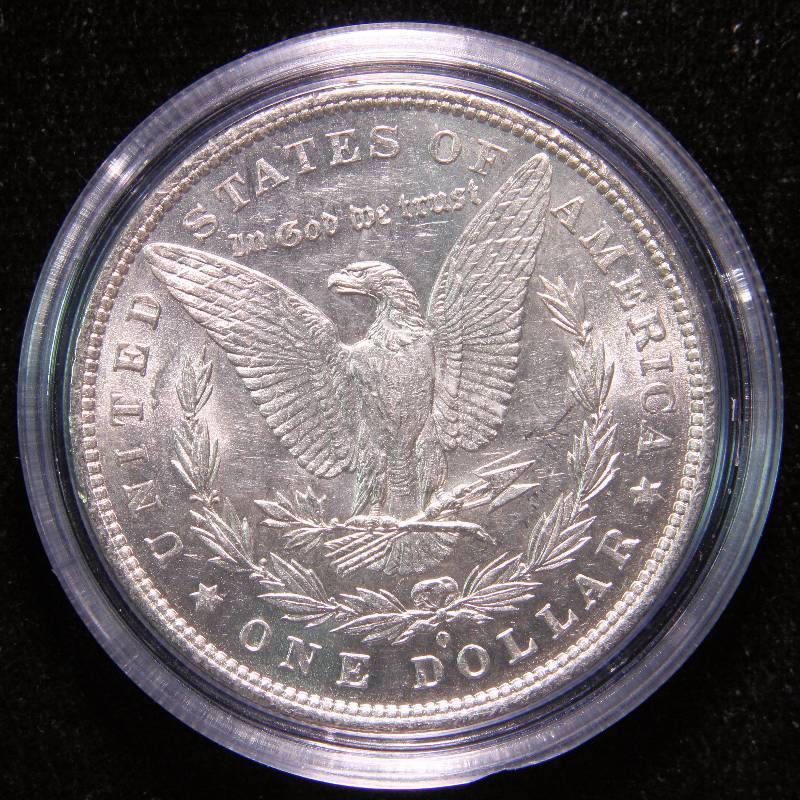 1881-O MORGAN SILVER DOLLAR UNC IN AIRTITE HOLDER