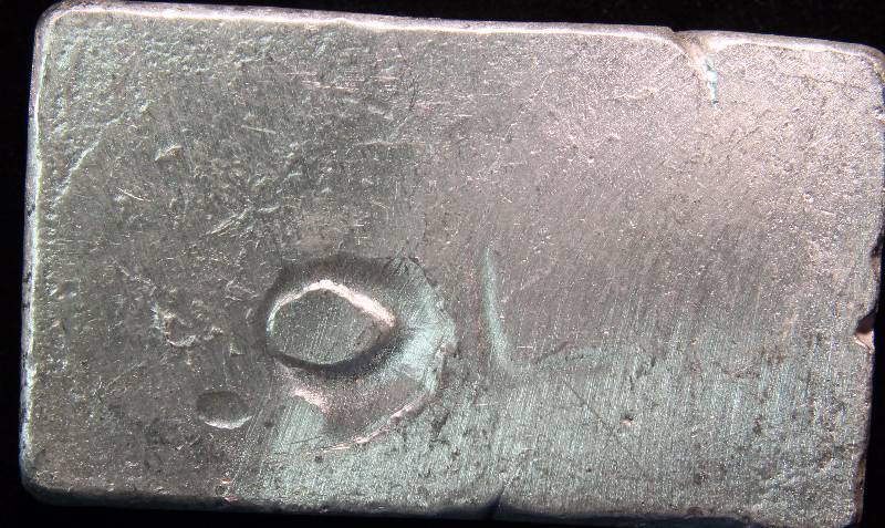 4 TROY OZ .999 FINE SILVER BAR PROSPECTORS SKULL & CROSSBONES HAND POURED