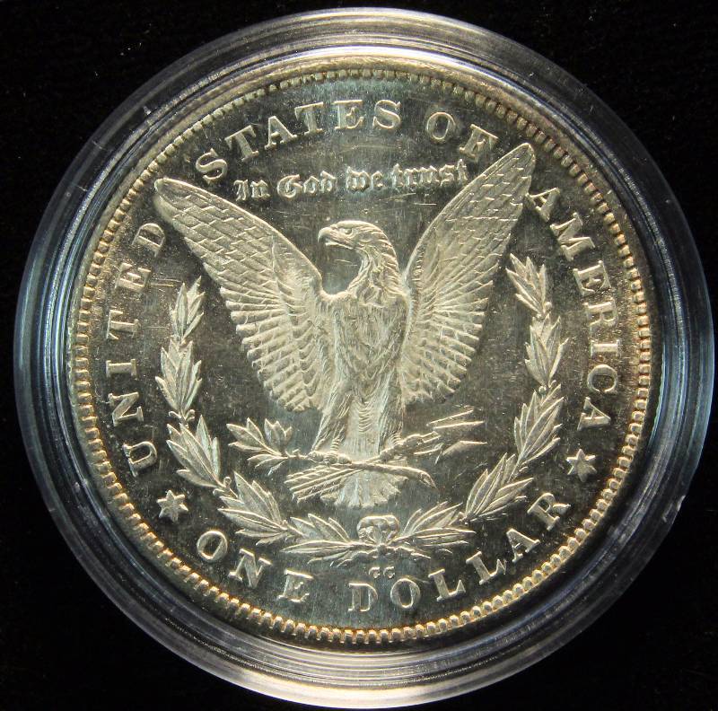 1878CC CARSON CITY MORGAN SILVER DOLLAR BU DMPL IN AIRTITE HOLDER