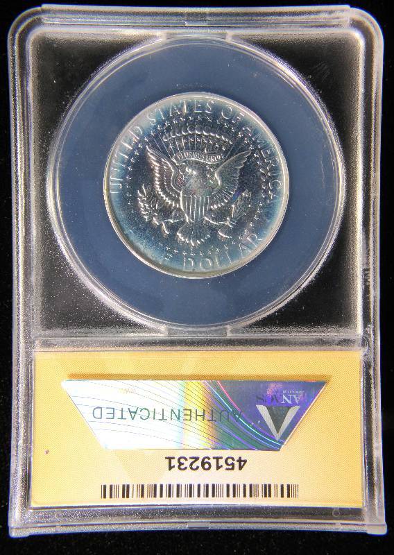 1964 KENNEDY SILVER HALF DOLLAR PROOF PF66 ANACS