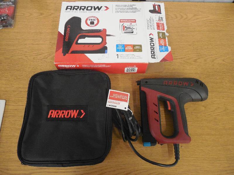 lot 110 image: 6 in. Electric Stapler and Brad Nailer