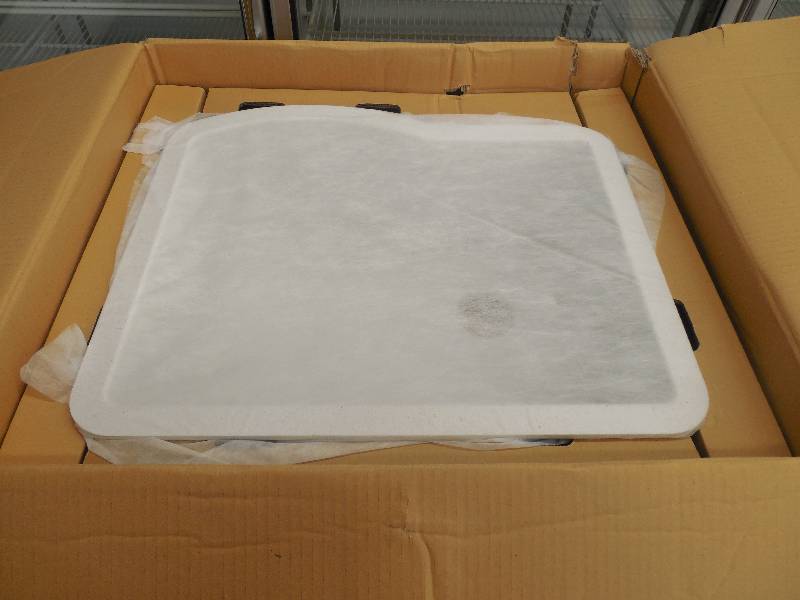 lot 127 image: NEW - Bianca Single Bowl Granite Undermount Sink 24 W x 21 L