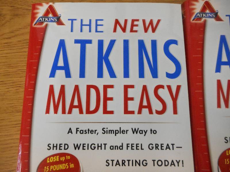 lot 39 image: (2) THE NEW ATKINS DIET BOOKS