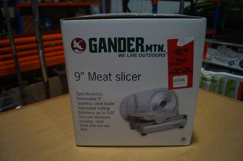 Gander Mtn Meat Slicer Moorhead Liquidation Shelf Pull/Store Return
