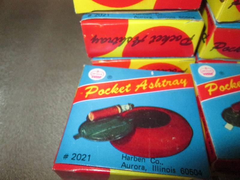 lot 1 image: Lot of 10 Pocket Ashtrays...