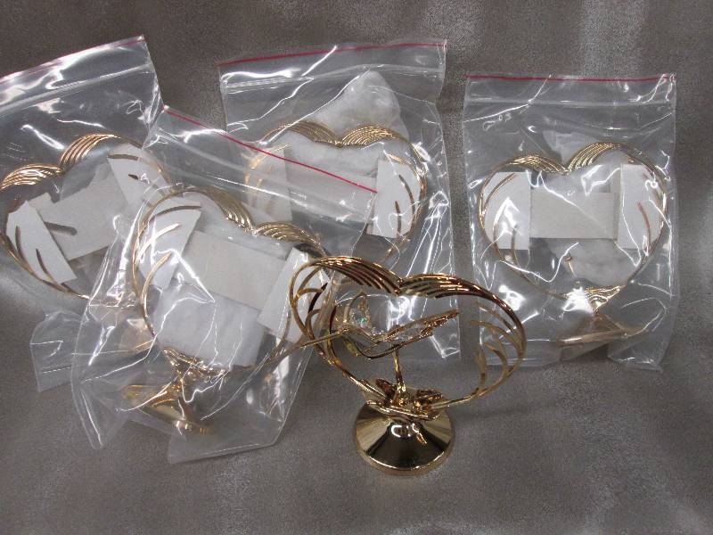 lot 82 image: Lot of 5 , 24 K goldplated Austrian...