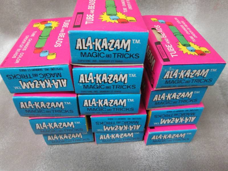 lot 86 image: Lot of 13 Ala-Kazam Tube and Beads...