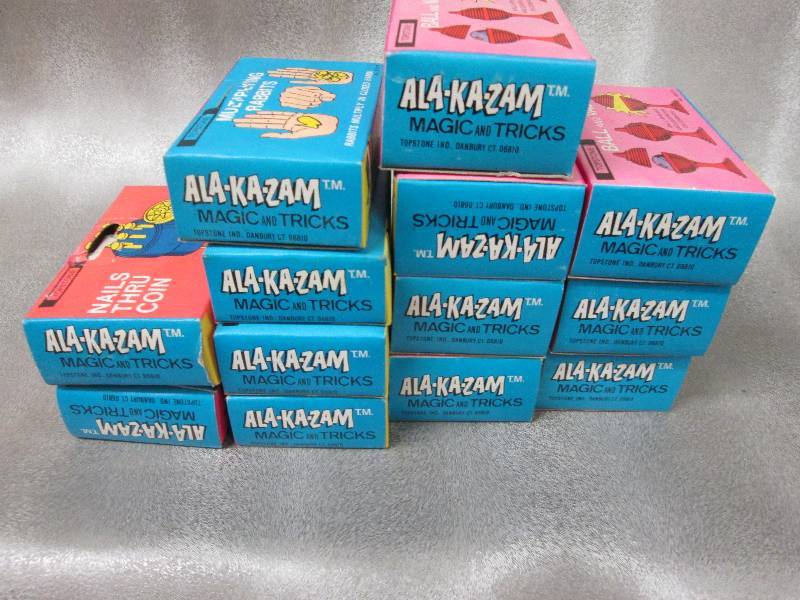lot 87 image: Lot of 13 Ala-Kazam assorted magic ...
