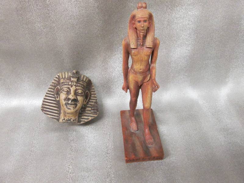 lot 143 image: 2 Egyptian Dcor pieces...