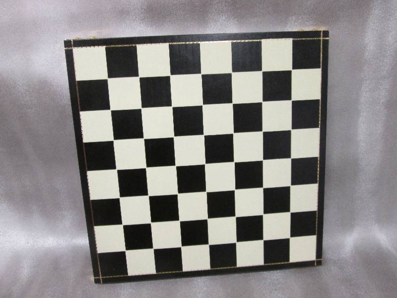 lot 151 image: Felt backed high quality chesschec...