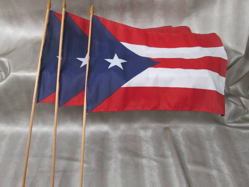 lot 159 image: 3 Flags Puerto Rican...