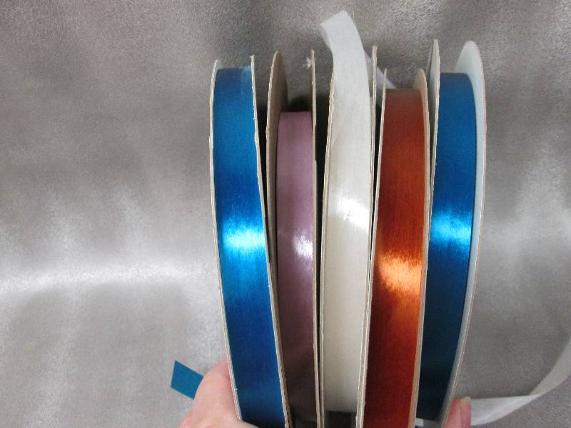 lot 161 image: Lot of 5 assorted colored  rolls 3M...