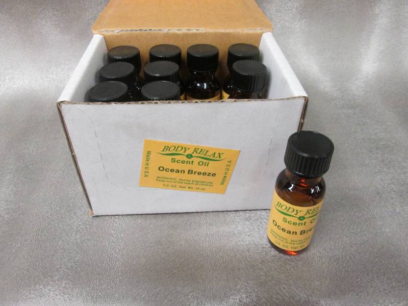 lot 179 image: Body Relax Scent Oil 15 ml each Oce...