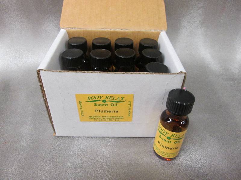 lot 184 image: Body Relax Scent Oil 15 ml each Plu...