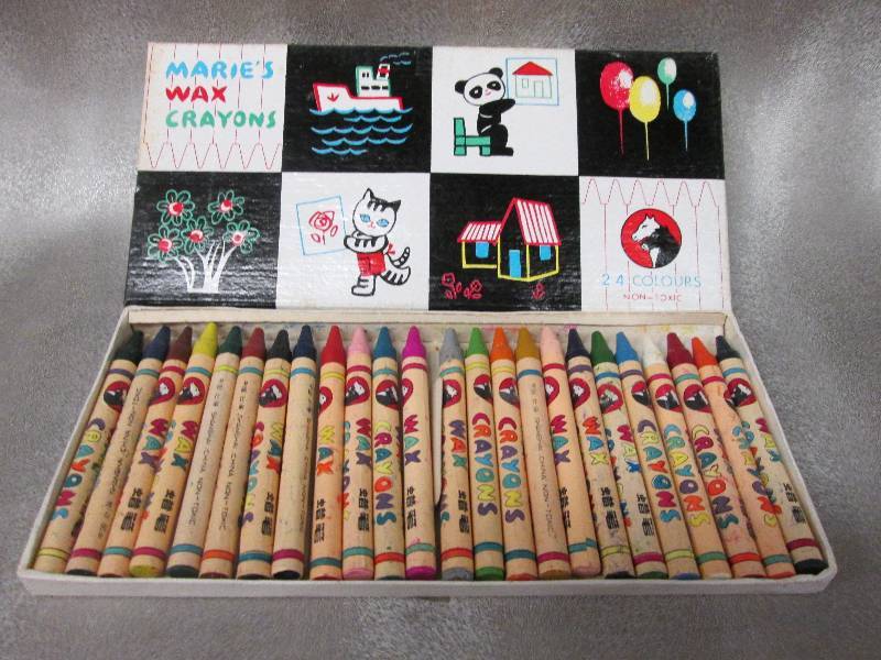 lot 193 image: Maries Wax Crayons Set of 24...