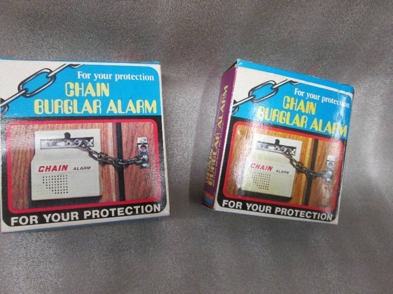 lot 218 image: 2 Chain Burglar Alarms...
