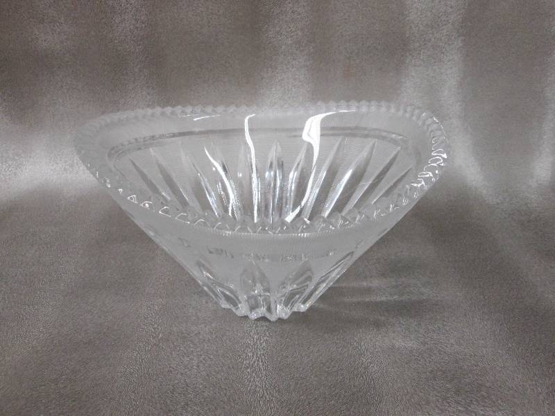 lot 219 image: Cut glass candy bowl Retail $32.95...