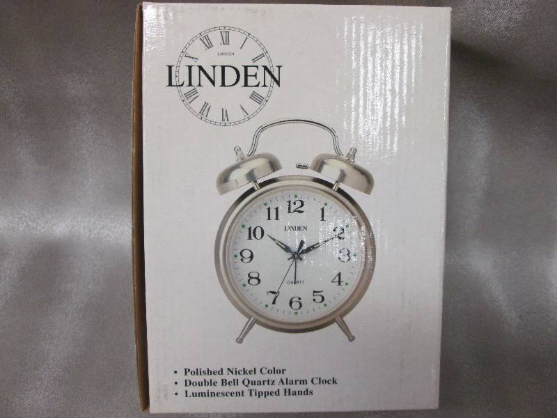 lot 225 image: Linden Old Fashioned Alarm Clock...