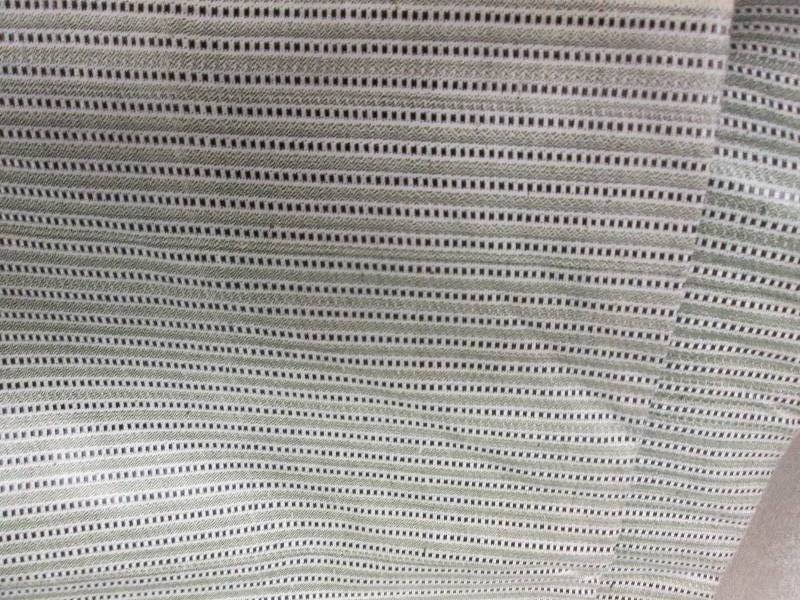lot 257 image: Heavy green patterned fabric yardag...