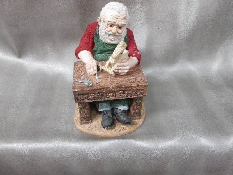 lot 280 image: Toymaker plaster figurine 8 inches...
